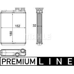 šilumokaitis, salono šildymas BEHR *** PREMIUM LINE ***
                                MAHLE                              