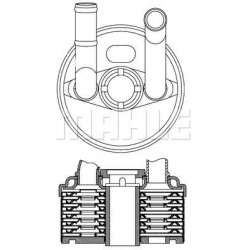 Aušintuvas tepalo
                                MAHLE                                CLC 184 000S, MAHLE, CLC 184 000S, au