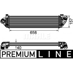 tarpinis suslėgto oro aušintuvas, kompresorius BEHR *** PREMIUM LINE ***
                                MAHLE             