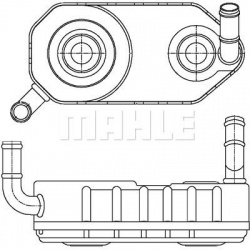 Aušintuvas tepalo
                                MAHLE                                                CLC 177 000S, MAHLE, 