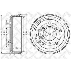 stabdžių būgnas
                                STELLOX                                                6026-4705-SX, STELL