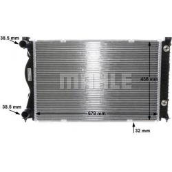 Aušinimo radiatorius
                                MAHLE                                CR 790 000S, MAHLE, CR790000S, aut
