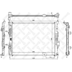 Aušinimo radiatorius
STELLOX 10-26589-SX, STE