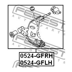 pakabos svirtis
                                FEBEST                                0524-GFRH, Nenurodytas gamintojas, 0524