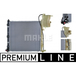 Aušinimo radiatorius
                                MAHLE                                                CR 681 000P, MAHLE