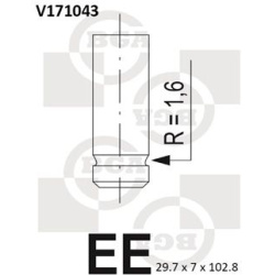 išmetimo vožtuvas
                                BGA                                                V171043, BGA, V171043,
