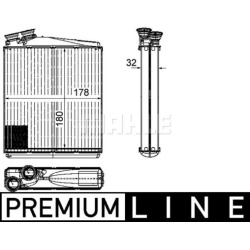 šilumokaitis, salono šildymas BEHR *** PREMIUM LINE ***
                                MAHLE                              