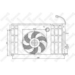 ventiliatorius, radiatoriaus
                                STELLOX                                29-99404-SX, STELLOX, 29-