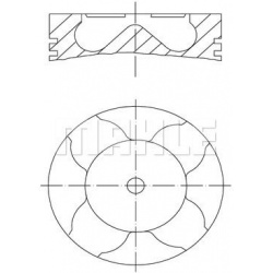stūmoklis
                                MAHLE                                                083 18 01, MAHLE, 0831801, au