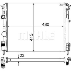 Aušinimo radiatorius
                                MAHLE                                                CR 605 000S, MAHLE