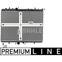 Aušinimo radiatorius
                                MAHLE                                                CR 32 000P, MAHLE,
