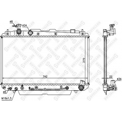 Aušinimo radiatorius
                                STELLOX                                                10-25185-SX, STE