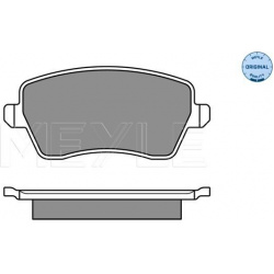 stabdžių trinkelių rinkinys, diskinis stabdys MEYLE-ORIGINAL: True to OE.
                                                