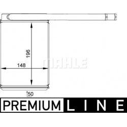 šilumokaitis, salono šildymas BEHR *** PREMIUM LINE ***
                                MAHLE                              