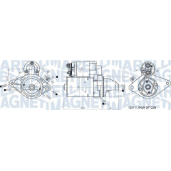 Starteris
                                MAGNETI MARELLI                                                063721407010, MAGNET