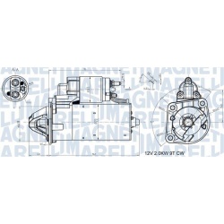 Starteris
                                MAGNETI MARELLI                                                063721408010, MAGNET