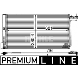 kondensatorius, oro kondicionierius BEHR *** PREMIUM LINE ***
                                MAHLE                          