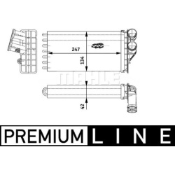 šilumokaitis, salono šildymas BEHR *** PREMIUM LINE ***
                                MAHLE                              