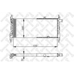 Aušinimo radiatorius
                                STELLOX                                                10-25048-SX, STE