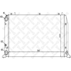 Aušinimo radiatorius
                                STELLOX                                10-25016-SX, STELLOX, 10-25016-S