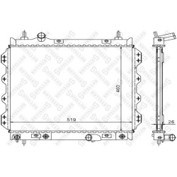 Aušinimo radiatorius
STELLOX 10-25621-SX, STE