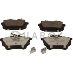 stabdžių trinkelių rinkinys, diskinis stabdys QUARO SILVER CERAMIC
                                                QP0027C