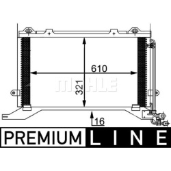 kondensatorius, oro kondicionierius BEHR *** PREMIUM LINE ***
                                MAHLE                          