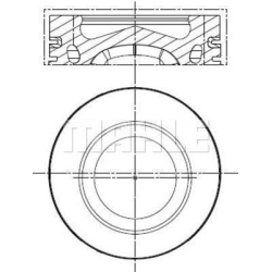 stūmoklis
                                MAHLE                                                028 PI 00140 000, MAHLE, 028P
