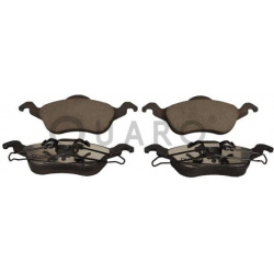 stabdžių trinkelių rinkinys, diskinis stabdys QUARO SILVER CERAMIC
                                                QP3019C