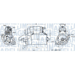 Starteris
                                MAGNETI MARELLI                                                063721413010, MAGNET