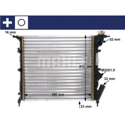 Aušinimo radiatorius
                                MAHLE                                                CR 642 000S, MAHLE