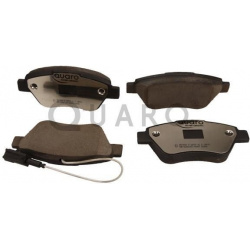 Stabdžių trinkelių rinkinys, diskinis stabdys QUARO SILVER CERAMIC
                                                QP6350C