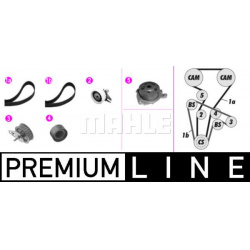 vandens siurblio ir paskirstymo diržo komplektas BEHR *** PREMIUM LINE ***
                                MAHLE            