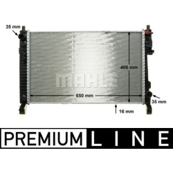 Aušinimo radiatorius
                                MAHLE                                                CR 661 000P, MAHLE