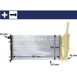Aušinimo radiatorius
                                MAHLE                                                CR 1108 000S, MAHL