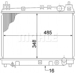 Aušinimo radiatorius
MAHLE CR 1524 000S, MAHL