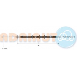 trosas, stovėjimo stabdys
                                ADRIAUTO                                11.0269.1, ADRIAUTO, 11026
