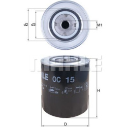 alyvos filtras
                                MAHLE                                                OC15, MAHLE, OC15, auto d