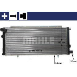 Aušinimo radiatorius
                                MAHLE                                                CR 425 000S, MAHLE