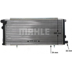 Aušinimo radiatorius
                                MAHLE                                CR 425 000S, MAHLE, CR425000S, aut
