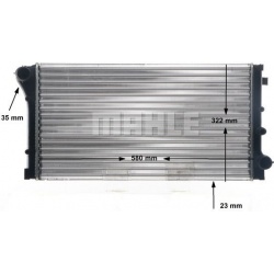 Aušinimo radiatorius
                                MAHLE                                CR 1452 000S, MAHLE, CR1452000S, a