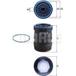kuro filtras CleanLine
                                MAHLE                                                KC645D, MAHLE, KC