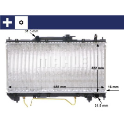 Aušinimo radiatorius
                                MAHLE                                                CR 1519 000S, MAHL