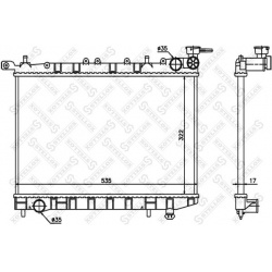 Aušinimo radiatorius
                                STELLOX                                                10-25097-SX, STE