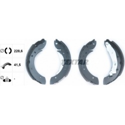 stabdžių trinkelių komplektas
                                TEXTAR                                                910539