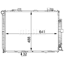 Aušinimo radiatorius
                                MAHLE                                                CR 245 000S, MAHLE