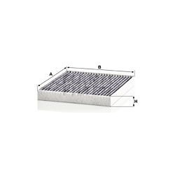 filtras, salono oras
                                MANN-FILTER                                                CUK 24 017, M