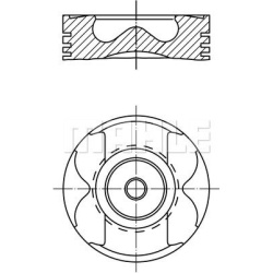 stūmoklis
                                MAHLE                                                021 PI 00125 002, MAHLE, 021P