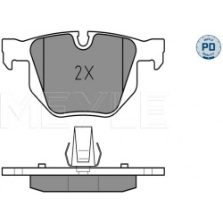 stabdžių trinkelių rinkinys, diskinis stabdys MEYLE-PD: Advanced performance and design.
                                 