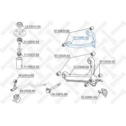 pakabos svirtis
                                STELLOX                                57-53045-SX, STELLOX, 57-53045-SX, aut